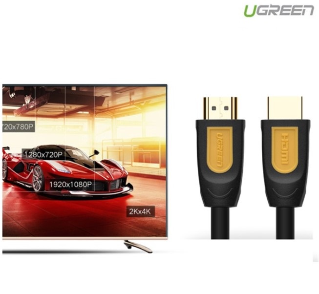 Cáp HDMI 5M sợi dẹt hỗ trợ 4Kx2K chính hãng Ugreen 11187 cao cấp